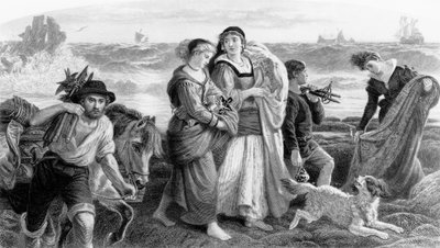 Drift Wreck from the Armada, print made by C.H. Jeens, published in Art Journal by Philip Richard Morris